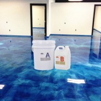 Clear Transparent Adhesive Epoxy Resin for Metallic Floor Coating and Painting