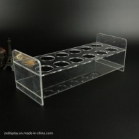 Transparent Acrylic Spirit Glass Holder Wineglass Serving Tray for Bar