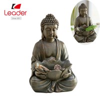 Best Selling Polyresin Buddha Sculpture with Shell  Life Size Antique Buddha Statues
