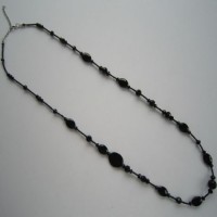 Daking Gemstone with Bling Crystal Hand Knotted Cord Necklace