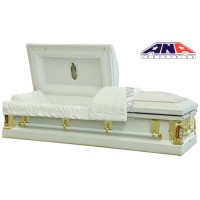 Ana Funeral Supplier Custom Picture American Style 18 Ga Steel Funeral Caskets and Urn