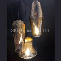 Decorative Hand Blown Glass Pendant Light