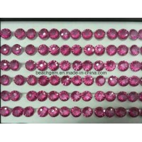 Pink Topaz Firework Concave Shape Gem Stone for Jewelry
