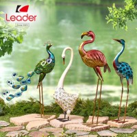 Colorful Metallic Bird Decor  Garden Statue for Metal Decor