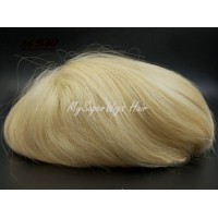 Injected Poly Hair Injection Grow-Looking Most Natural Custom Made Hairpiece