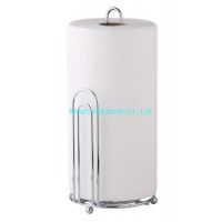 Metal Wire Kitchen Paper Towel Holder-Tissue Roll Holder Rack Kfr40025