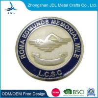 Die Casting 3D Metal Challenge Antique Bronze Color Horse Commemorative Crafts Coin in Special Shape