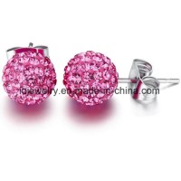 Shamballa Crystal Ball Earrings Any Size Is Available