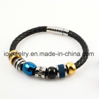 DIY Jewelry Fashion Leather Bracelet for Men