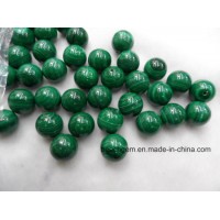 Malachite Loose Beads with Half Whole for Jewelry