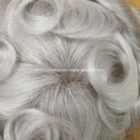 Most Natural Custom Made Best Quality Men's Human Hair Hairpiece