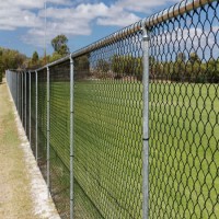 PVC Coated Wire Mesh Chain Link Safety Fence