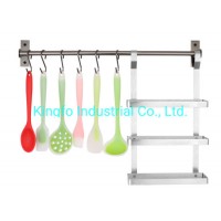 60-90-120cm Kitchen Hanging Rail with S Hooks Kfso50021-25