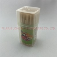 China Supplier Manufacture Eco Friendly Two End Point Biodegradable Bottle Bamboo 2.0mm Toothpick Ho