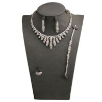 Blossom Jewelry Luxury Handmade Dubai 925 Sterling Silver Jewelry Set