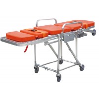 Chair Style Folding Ambulance Stretcher with Soft Mattress