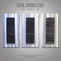 Modern Abstract 3-Piece Metal Wall Accent Craft  Sensory Overload