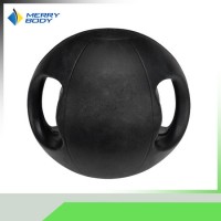Black Color Gym Fitness Equipment Crossfit Rubber Medicine Ball