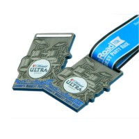 Wholesale Custom Zinc Metal Cheap 3D Gold/Silver Blank Marathon/Running Race/Racing/Boxing/Nepean Ro
