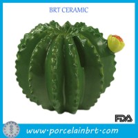 Novelty Gift Prickly Pear Ceramic Money Coin Piggy Bank