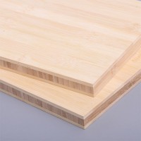 Sandwich Solid Bamboo Panel Durable No Crack Plywood Vertically Pressed