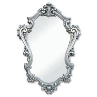 Banruo New Arrival Classic PU Mirror Frame for Bathroom Decoration