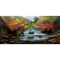 Handmade Forestry Landscape Wall Art Decoration Canvas Oil Paintings