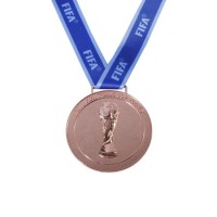 3D Design Customized World Cup Medal with Medal Ribbon