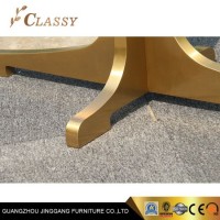Stainless Steel Chair Legs Metal Table Frame for Brass Table