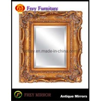 Ornate Hand Carved Wooden Mirror/ Picture Frame