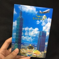 High Quality Souvenir Greeting 3D Lenticular Card Postcard