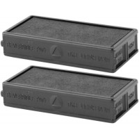 Rainbow A2359 Self Inking Replacement Ink Pads - Black (Pair)