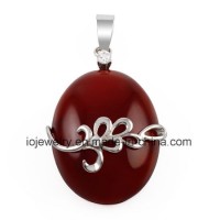 Big Gemstone Jewelry 316 Ss Custom Pendant