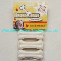 Dog Food of 3inches White Rawhide Pressed Bone Pet Products