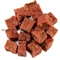 Tdh Delicious Natural High Quality Pet Food Dog Snack Beef Cubes for Dog