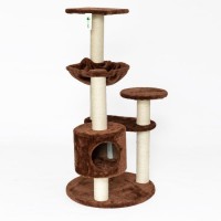Pet Products Natural Sisal Cat Scratching Tree Cat Hidding Cat House