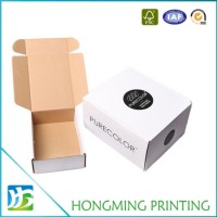 Wholesale Custom Luxury White Shipping Carton Transport Color Gift Folding Paper Corrugated Cardboar