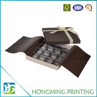 Custom Design Cardboard Boxes Chocolate with Divider