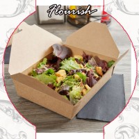 Eco-Friendly Disposable Original Brown Color Fast Food/ Fried Chicken/ Instant Noodle Packaging Kraf