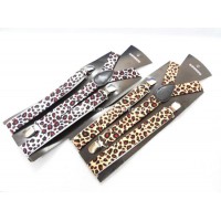 Fashion Leopard Printed Elastic Braces Suspender