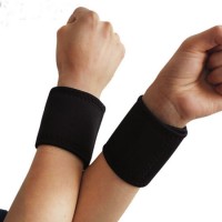 1 Pair Tourmaline Magnet Wrist Straps Wraps Self-Heating Wristbands Keeping Warm Products Sports Saf