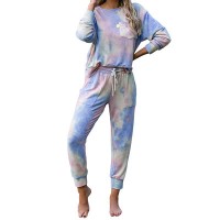 2-Piece Women's Soft Pajamas Women's Flannel Pajamas Set Long Sleeve Pajamas Women's