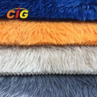 155cm Width 500G/M 100% Polyester Faux Fur Fabric for Car Seat Cover