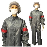 ESD Work Garment for Cleanroom Use of Jacket and Pant Antistatic Clothing