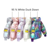 Wholesale High Quality 100% Duck Down Outdoor Puffer Jackets Bubble Boys Girls Kids Clothing