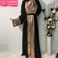 Cardigan Plus Size Robe Casual Kaftan Muslim Dressesgold Sequin Dubai Abaya Kimono
