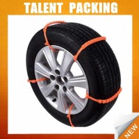 Anti-Slip Anti-Skid Plastic Zip Nylon Cable Tie Chains for Tire in Snow Muddy Environment