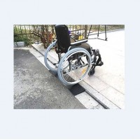 Rubber Threshold Ramp for Mobility Scooters  Power Chairs  and Wheelchairs