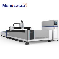 High Power CNC Metal Cutter Router Aluminum Fiber Laser Cutting Equipment Machine with Exchange Tabl