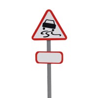Traffic Caution Flexible Bollard Reflective Road Signs for Road